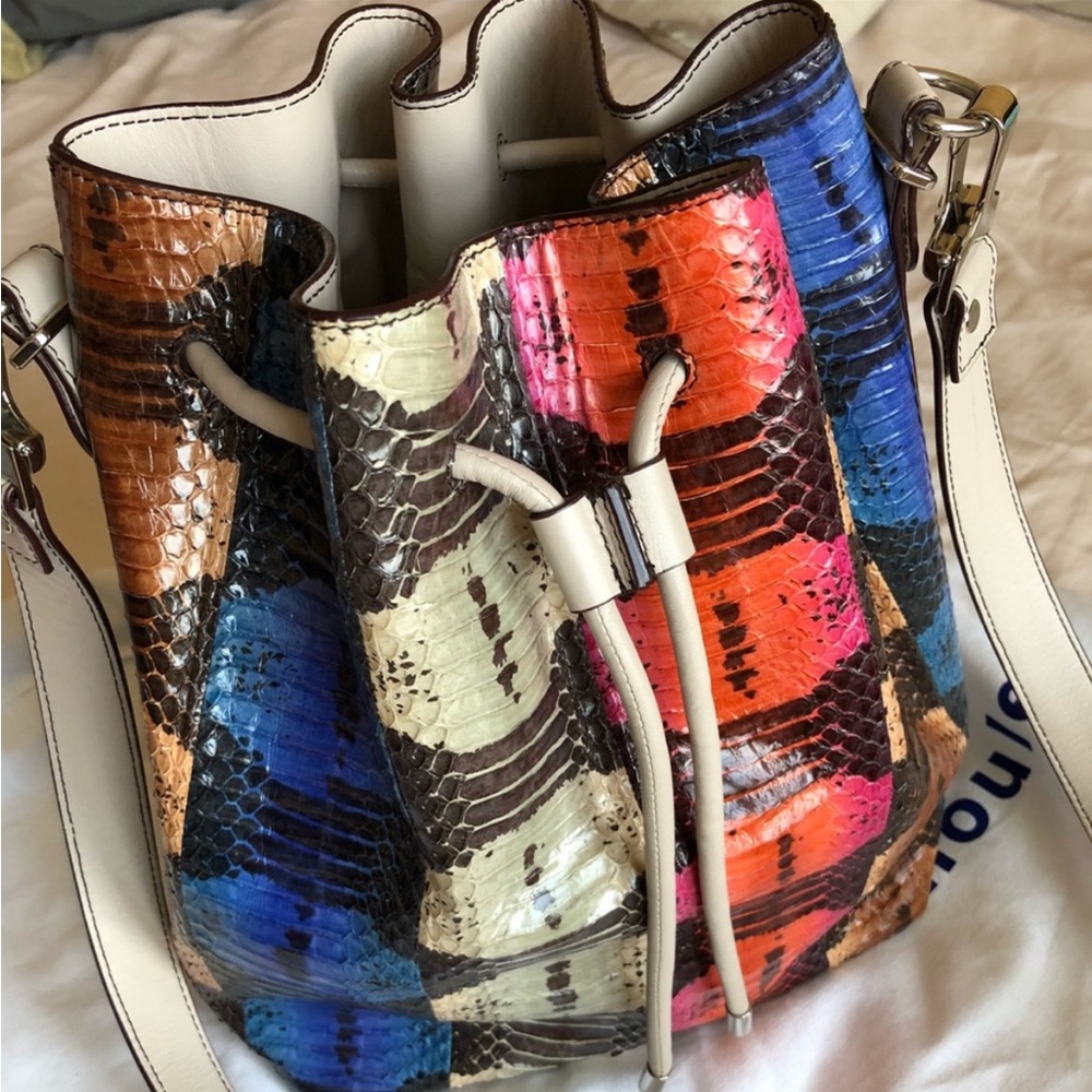 Proenza Schouler  100% Python Skin Bucket Bag
